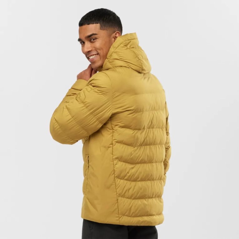 Yellow Salomon Essential Xwarm Men's Insulated Jackets | IE OW1725